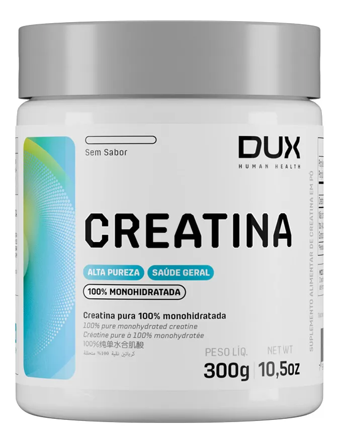 Creatina Dux Nutrition 300gr Monohidratada Pura Sabor Neutro