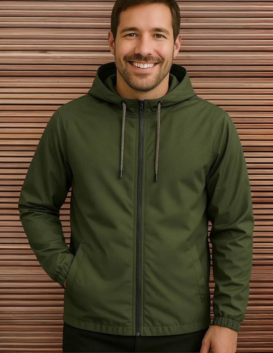 Jaqueta Blusa Masculina Tipo Corta Vento Resistente A Água